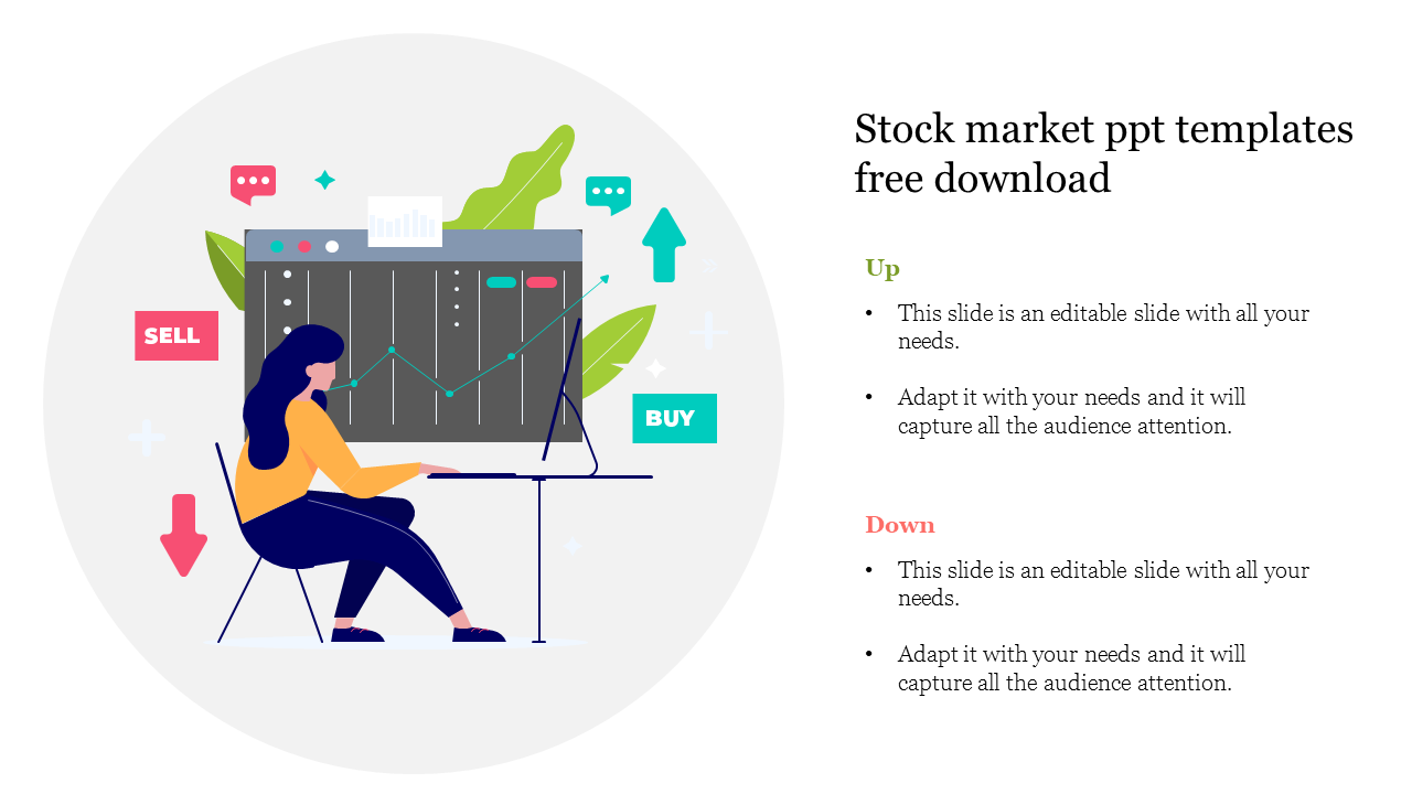 stock market ppt templates free download